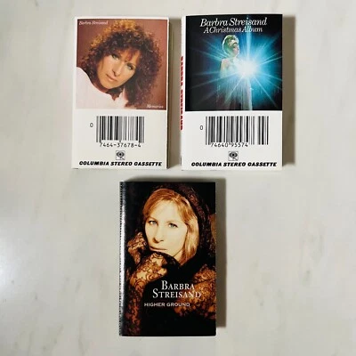 Barbra Streisand - Lot of 3 Cassettes - Higher Ground - Christmas Album Memories - Image 1 of 3
