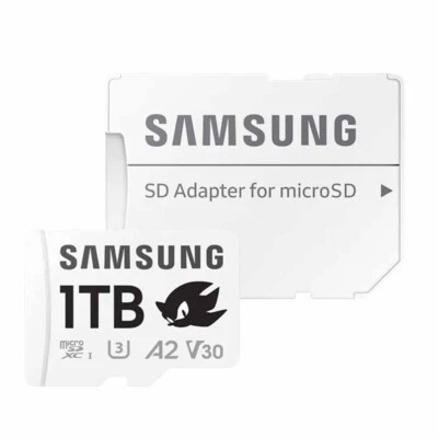 Samsung Pro Plus 1TB SDXC Micro SD Card C10 U3 A2 V30 180MB/s W/ SD Adapter - Image 1 of 4