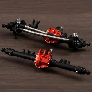 Aluminum HD44 Offset Straight Axle for VS4-10 Phoenix SCX10 II Rigs Leaf Chassis - Picture 1 of 30