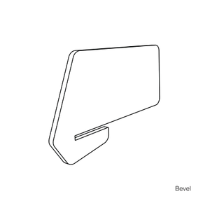 6x HERALD Acoustic COVE BEVEL 24mm slide-on Desk Dividers solid colour - Picture 1 of 10