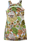 Women Sleeveless Mini Dress Backless Sleeveless Size S Multicolor Floral