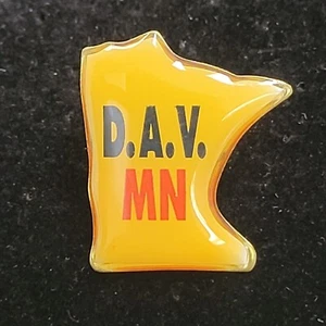 DAV MN Disabled American Veterans Department Lapel pin Member vest Minnesota - Picture 1 of 4