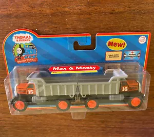 2006 Learning Curve Wooden Thomas Train Max & Monty! New - Picture 1 of 2