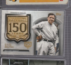 2019 Topps Babe Ruth 150th Anniversary Commemorative Medallion Series 2 /150 SP
