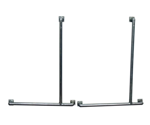 Pair of European Commercial Nickel Door Pulls Cover