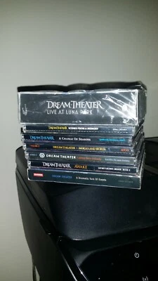 A Brick of Dream Theater (7) CD Lot Luna Images Dramatic Falling Change Awake OL - Image 1 of 4