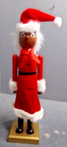 CASCANUECES DE NAVIDAD 14 PULGADAS CASA - BRONCEADO ELFO POLO NORTE MUJER - Imagen 1 de 4