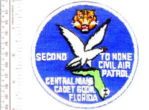US Civil Air Patrol CAP Central Miami Cadet Squadron USAF-AUX Patch - Picture 1 of 1