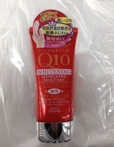 Kose CoenRich Q10 Medicated Whitening Hand Cream Deep Moisture 80g from Japan - Picture 1 of 2