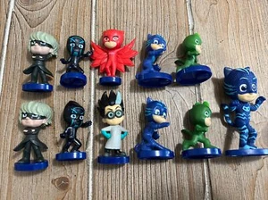 PJ MASKS Set CATBOY LUNA GIRL OWLETTE GEKKO NIGHT NINJA 3" Cake Topper Figur - Bild 1 von 4