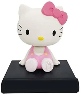 Super Hero Hello Kitty Bobblehead with Mobile Holder for Car Dashboard and Offic - Picture 1 of 4
