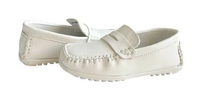 Zapatos de vestir informales hechos a mano de cuero mocasines para niños pequeños   Foto 1 de 4