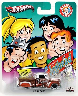 Hot Wheels La Troca Archie Comics Pop Culture - X8364 NRFP 2013 White/Brown 1:64 - Image 1 of 4