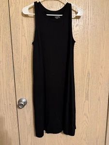 Vestido para mujer Time and Tru sin mangas, grande, negro - Imagen 1 de 6