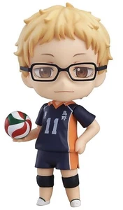¡¡Haikyu!! Segunda Temporada Tsukishima Kei 616 Serie Nendroid Nuevo Con Etiquetas 100% Auténtico - Imagen 1 de 9