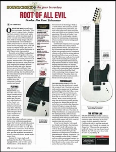 Guitarra Slipknot #4 Jim Root Signature Fender Telecaster artículo de revisión con especificaciones - Imagen 1 de 3
