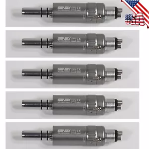 Dental langsam niedrige Geschwindigkeit E-Typ Luftmotor Mikromotor 4 Loch passend für NSK Handstück M4 US - Bild 1 von 9