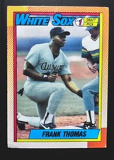 1990 TOPPS FRANK THOMAS ROOKIE CARD RC #1 DRAFT PICK #414 CHICAGO WHITE SOX