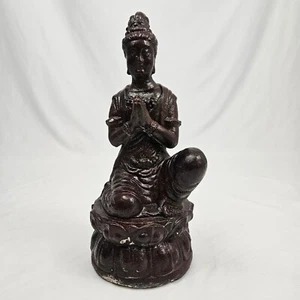 Estatua de Buda de Colección Meditación Feng Shui Tíbet Cemento Asiático Decoración de Jardín - Imagen 1 de 14