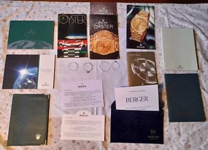 LOTTO ROLEX LIBRETTI BOOKLET COPRIGHIERA PORTADOCUMENTI - Foto 1 di 15