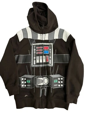 Star Wars Darth Vader Youth Sweatshirt Zip Front Hoodie SZ Youth Boys 8 - Image 1 of 4