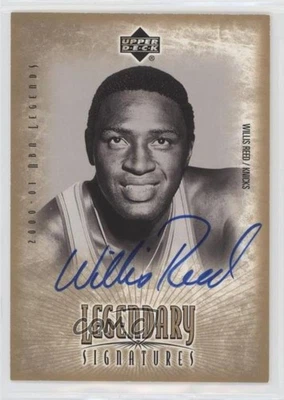 2000-01 Upper Deck Leyendas de la NBA Firmas Legendarias Willis Reed #WR Auto Salón de la fama Foto 1 de 2