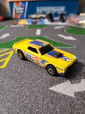 Vintage 1985 Hot Wheels Ford Gran Torino Tornado Stocker Yellow #17 GHO - Image 1 of 4