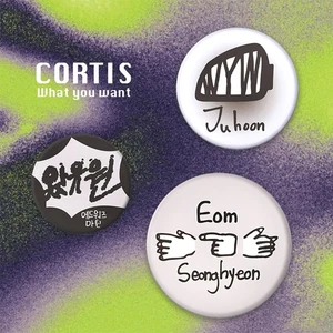 Kpop CORTIS COLOR OUTSIDE THE LINES Chest Pins Round Badge - Picture 1 of 7