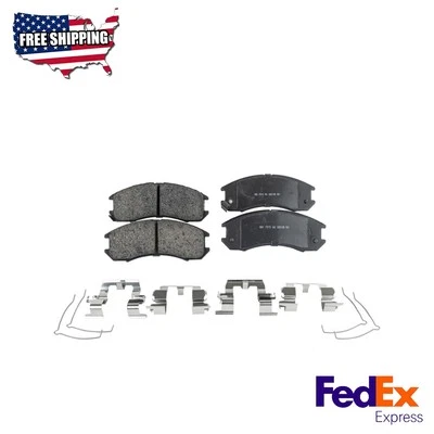 Conjunto de pastilhas de freio dianteiras compatível com 1988-1996 Mazda MX-6 626 - Imagem 1 de 4