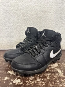 Nike Air Jordan 1 Mid TD Fußballschuhe Herren Größe 7 schwarz weiß Swoosh FJ6805-001 - Bild 1 von 13