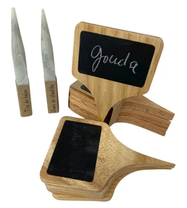 Cheese Charcuterie 9 Chalkboard Signs 2 Soapstone Markers Crate & Barrel Herbs - Bild 1 von 10