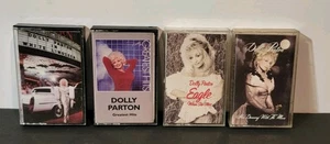 Vintage Lot OF 4 Dolly Parton Cassette Tapes Mixed Lot Tested Works - Picture 1 of 4
