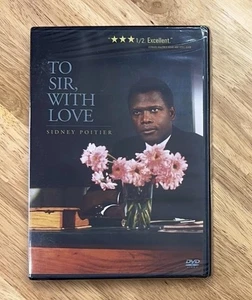 To Sir, With Love (1966) DVD Sidney Poitier Lulu James Clavell BRAND NEW SEALED - Foto 1 di 2