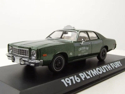 Plymouth Fury 1976 Verde Scuro Checker Cab Beverly Hills Cop Modellino 1:43 - Immagine 1 di 4