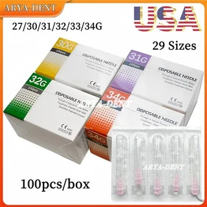 100pcs Tattoo Micro Needles Disposable Painless Sterile Injection Syringe Tips - Picture 1 of 19