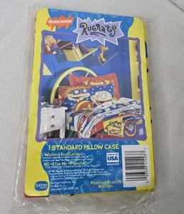 Vintage 90er Rugrats Nickelodeon Kissenbezug Tommy Chuckie Standard Neu  - Bild 1 von 5