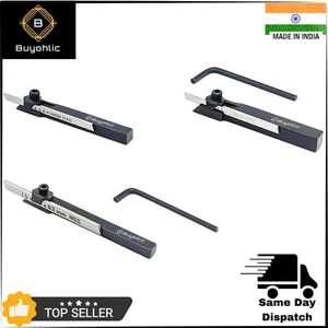 Mini Lathe Cut Off Parting Tool With HSS Parting Blade - Foto 1 di 28