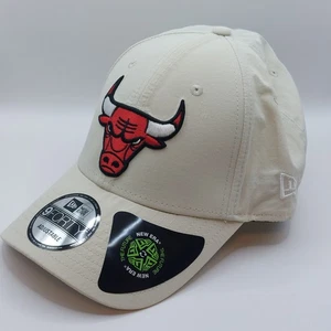 New Era NBA Recycled Chicago Bulls Cap - 9Forty Snapback Cap - Beige - One Size. - Picture 1 of 8