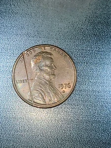 1976 D One Cent Strike Error - Picture 1 of 4