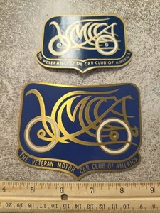 Original Veteran Motor Car Club of America Radiator Emblem BRASS W/ STICKER - Picture 1 of 7