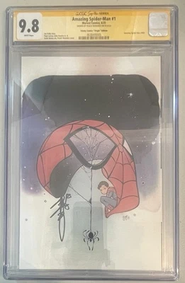 Amazing Spider-Man #1 Denver Fan Expo Virgin Peach Momoko Ltd 777 CGC SS 9.8 - Image 1 of 4