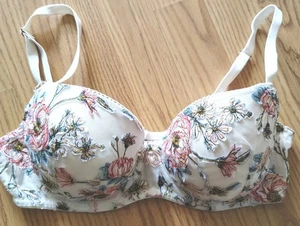 Victoria's Secret 36C Dream Angels Lined Demi Floral  Underwire Bra - Picture 1 of 4