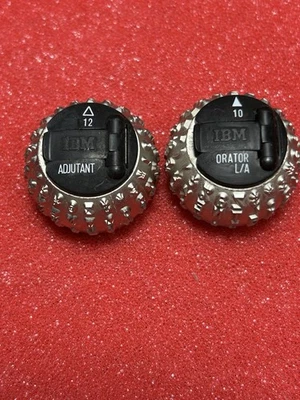 Juego de 2 bolas para máquina de escribir IBM Selectric II ayudante 12 y orador L/A 10 Foto 1 de 2