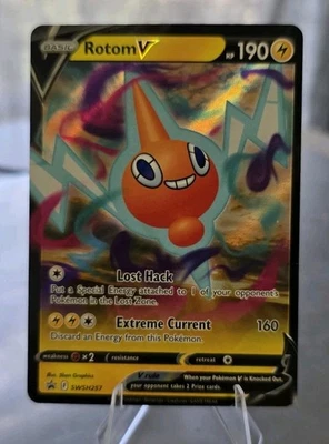 Rotom V SWSH257 SWSH: Sword & Shield Promo Cards Holo Pokémon  - Image 1 of 2