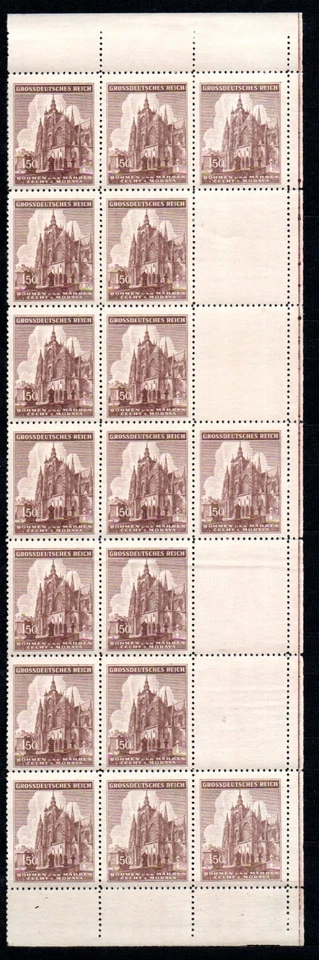 Germany, Bohemia and Moravia, occupation  WWII, St. Veit Cathedral  Mi. 140 - Image 1 of 1