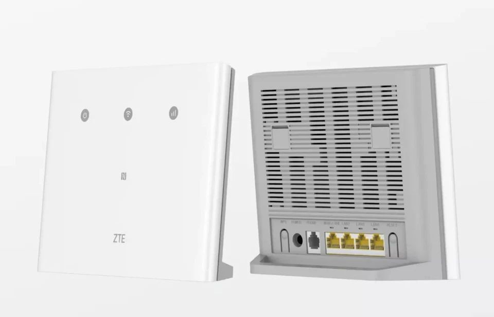 Modem Router LTE FWA 4g Sim Dati NO TIM NO Kena indoor Cat 4 5 Porte - Immagine 1 di 1