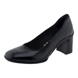 Aerosoles Casta schwarze Lackleder-Pumps mit Blockabsatz Damengröße 8M - Bild 1 von 9