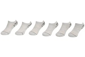 Skechers Kleinkind Jungen 6 Paar hellpastellgrau tief geschnittene Socken 5-6,5 passt 4-8,5 - Bild 1 von 1