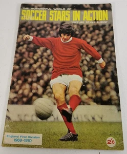 1969-70 Soccer Stars in Action Complete Album England First Division FKS Vintage - Picture 1 of 24