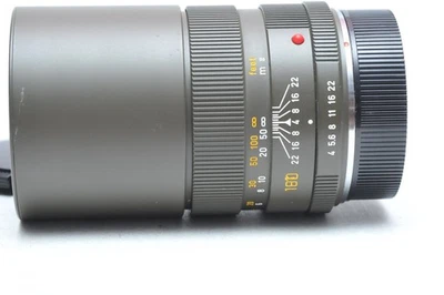 Leica Elmar R 180mm F4 Lens Safari Green - Image 1 of 4